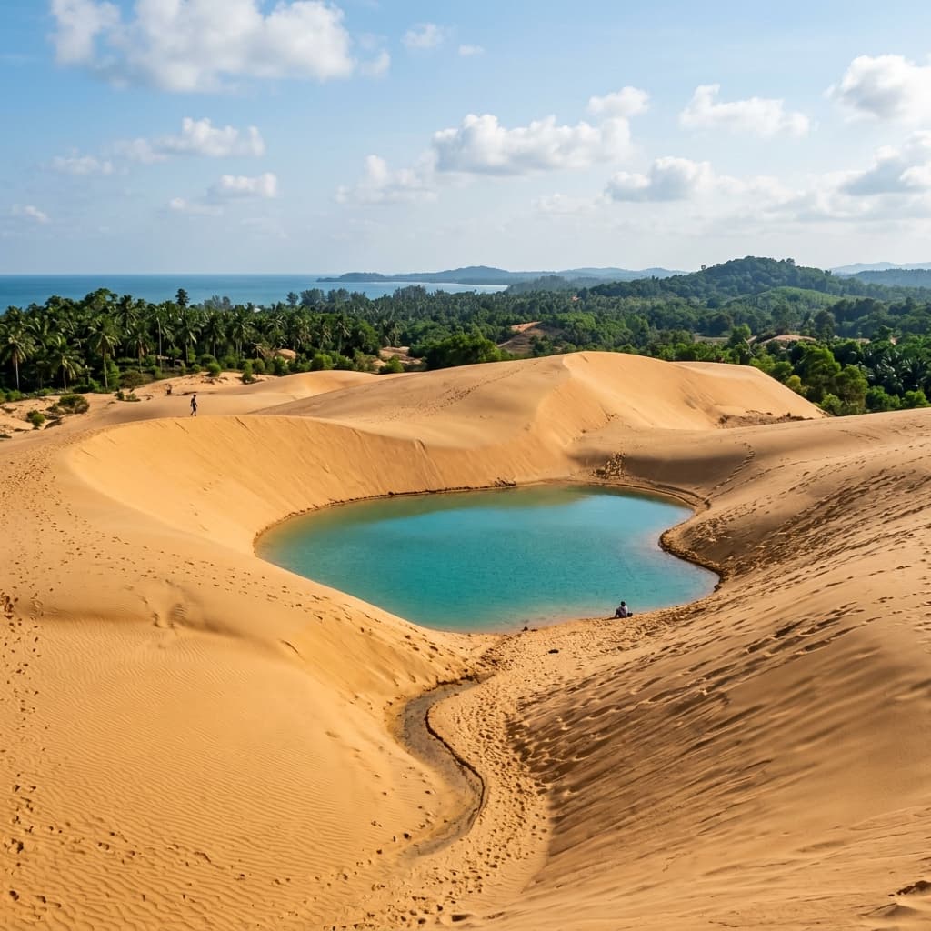 Sand Dunes And Blue Lake Tour - Bintan Island tour package